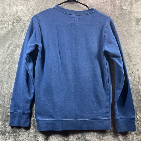 Champion Sweater Youth Extra Large 14/16 Blue Crewneck Logo Sweatshirt Jumper - Picture 7 of 8